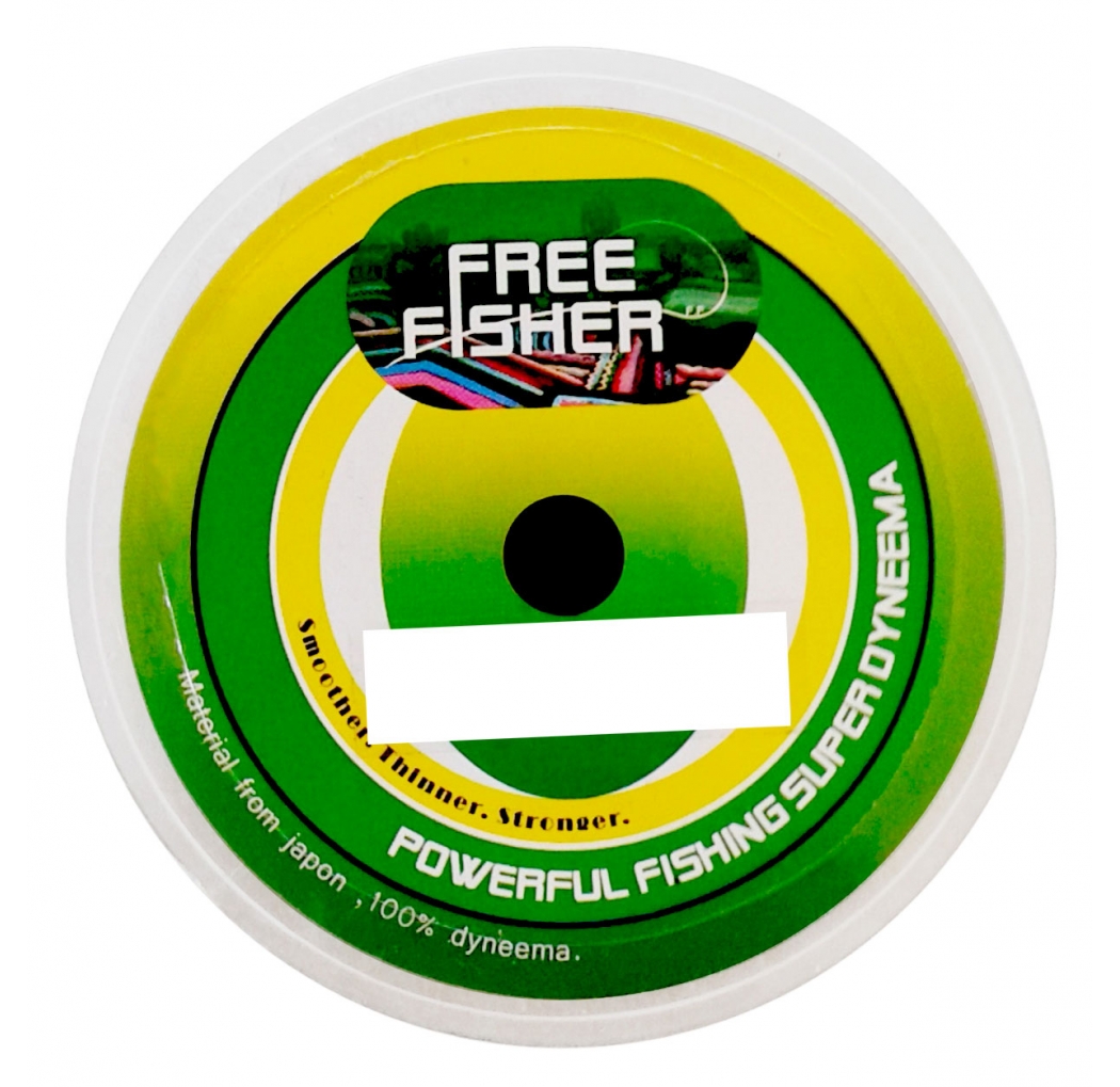 Плетений шнур Free Fisher 0.14mm 7kg 100m green